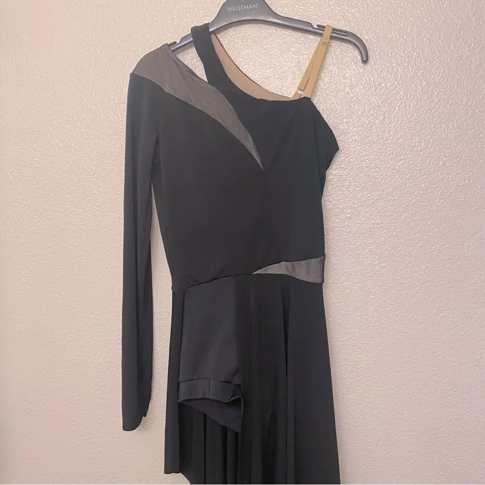 Weissman Dance costume black dress How'd We End Up Here 10889 SA adult